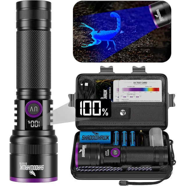 Shadowhawk Torcia UV 365 nm S1979 – Torcia singola